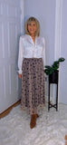 Annalise Tulle Skirt (Beige)