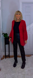 Dolly Handmade Cardigan  Red