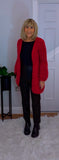 Dolly Handmade Cardigan  Red