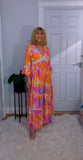 Emilie Tie-Dye Dress Pink