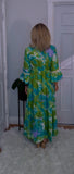 Emilie Tie-Dye Dress Green