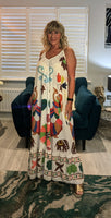 Elana Linen Blend Maxi Dress