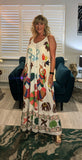 Elana Linen Blend Maxi Dress