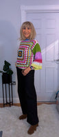 Pansy Crochet Sweater