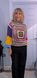 Pansy Crochet Sweater