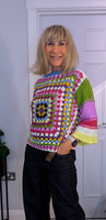 Pansy Crochet Sweater