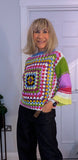 Pansy Crochet Sweater
