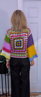 Pansy Crochet Sweater
