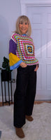 Pansy Crochet Sweater